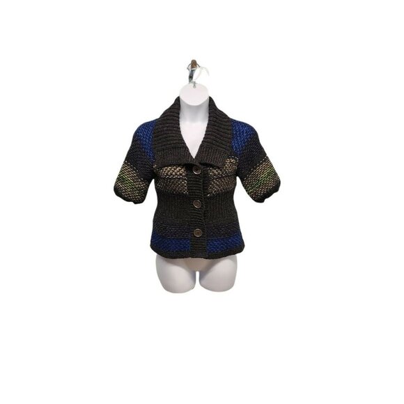 Free People Cardigan Womens Small Multicolor Acrylic Wool Blend Chunky K… - Picture 1 of 10